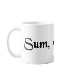 I am, therefore I eat. Coffee Mugs