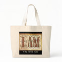 I AM Tote Bag by dollargrafix I AM Tote Bag