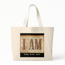I AM Tote Bag by dollargrafix I AM Tote Bag
