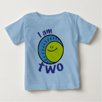 I am two baby tee t-shirts