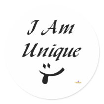 I Am Unique Tongue Smile stickers by sayingsentral I Am Unique Tongue Smile stickers