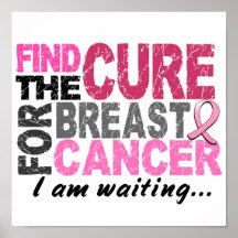 I Am Waiting Breast Cancer Posters
