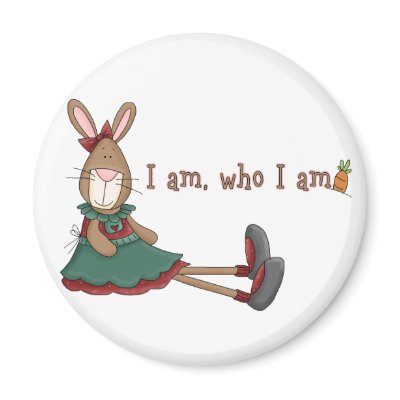 I Am Who I Am Refrigerator Magnets by claudiascorner