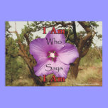I Am Who I Am Says I Am posters