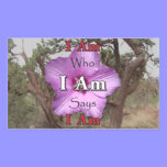 I Am Who I Am Says I Am Stickers stickers