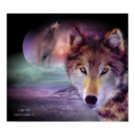 I Am Wolf Art Poster/Print print