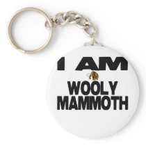 I Am Wooly Mammoth Keychain