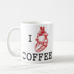 I anatomical heart coffee mugs