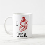 I anatomical heart tea mug