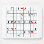 I♥ANTHONY MOUSE PADS
