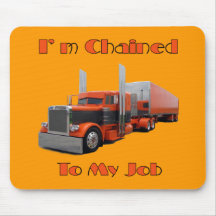 i'm chained to my job 2 mousepad
