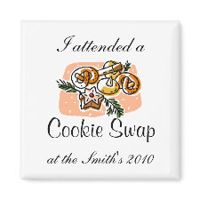 I attended a Cookie Swap Sq. Magnet magnet