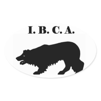I.B.C.A. Sticker