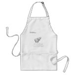 I bake..., INVISIBLE CUPCAKES Apron
