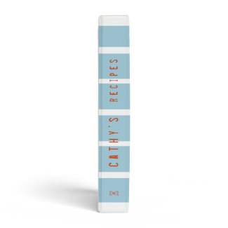 'I bake' the artistic cook's fun RECIPE Binder binder