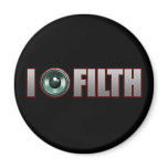 I Bang FILTH Dubstep dirty Electro Dub Grime DJ Fridge Magnets