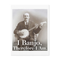 I Banjo Postcard postcards