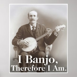 I Banjo Poster print