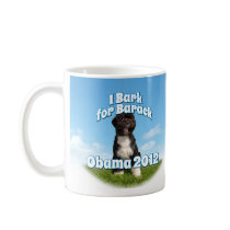 I Bark for Barack, Bo the First Dog Obama Mugs