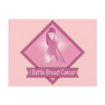I Battle Breast Cancer Post Card