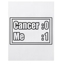 I Beat Cancer (Scoreboard) Flyer Design