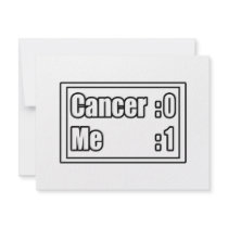 I Beat Cancer (Scoreboard) invitations