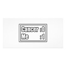 I Beat Cancer (Scoreboard) Photo Card Template