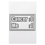 I Beat Cancer (Scoreboard) Custom Stationery