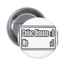 I Beat Celiac Disease (Scoreboard) Pin