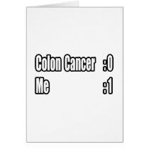I Beat Colon Cancer (Scoreboard) cards