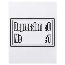 I Beat Depression (Scoreboard) flyers