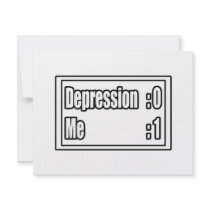 I Beat Depression (Scoreboard) invitations