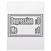 I Beat Depression (Scoreboard) letterhead