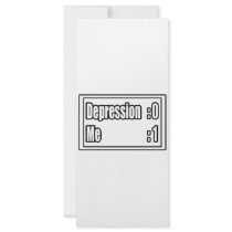 I Beat Depression (Scoreboard) rack cards by Depression_Shirts I Beat Depression (Scoreboard) rack cards