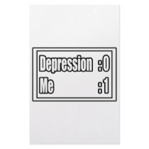 I Beat Depression (Scoreboard) stationery