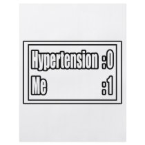 I Beat Hypertension (Scoreboard) flyers by Hypertension_Shirts I Beat Hypertension (Scoreboard) flyers