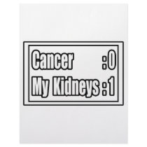 I Beat Kidney Cancer (Scoreboard) Letterhead Design