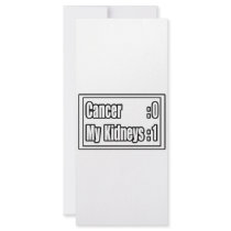 I Beat Kidney Cancer (Scoreboard) Full Color Rack Card