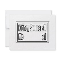 I Beat Kidney Stones (Scoreboard) Personalized Invite