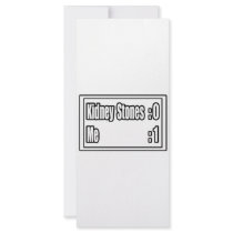 I Beat Kidney Stones (Scoreboard) Rack Card Design