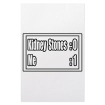 I Beat Kidney Stones (Scoreboard) Stationery Design