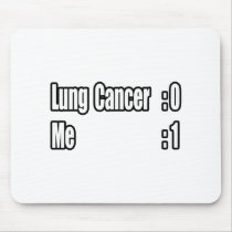 I Beat Lung Cancer (Scoreboard) mousepads by Lung_Cancer_Shirts I Beat Lung Cancer (Scoreboard) mousepads