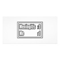 I Beat Meningitis (Scoreboard) Photo Card