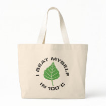 I Beat Myself Jumbo Tote Bag
