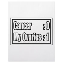 I Beat Ovarian Cancer (Scoreboard) Personalized Letterhead