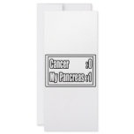 I Beat Pancreatic Cancer (Scoreboard) rack cards
