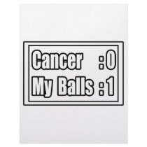 I Beat Testicular Cancer (Scoreboard) Letterhead