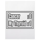 I Beat Thyroid Cancer (Scoreboard) Customized Letterhead