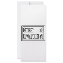 I Beat Thyroid Cancer (Scoreboard) Custom Rack Cards
