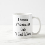 I Became A Veterinarian Only To Heal Rabbits Mugs